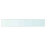 Shelves 2 pcs Panel Glass Clear 90x15 cm 3051578