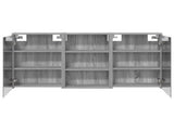 Bathroom Cabinet Set 3 pcs 126 x 16 x 62.5 cm Engineered wood 3403829
