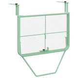 Hanging Balcony Table Folding Mint Green 60 x 39 x 65 cm Steel 42008080