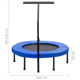 Fitness Trampoline with Handle and Safety Pad 102 cm 92487