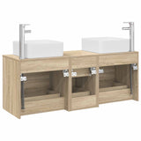 Bathroom Cabinet Set 3 pcs Sonoma Oak 49.5 x 41 x 63 cm 3405829