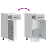 Kitchen Base Cabinet "Kalmar" Grey Sonoma Engineered Wood 853463