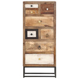 Drawer Cabinet 45x30x105 cm Solid Reclaimed Wood 286508