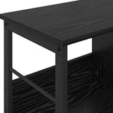 Bookshelf Black Oak 82 x 32 x 47 cm Engineered Wood 884000