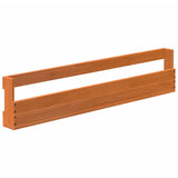 Wall-mounted Shoe Racks 2 pcs Wax Brown 110x8.5x23.5 cm Solid Wood Pine 844490