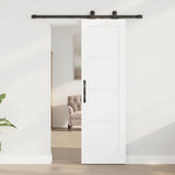 Sliding Door ORKDAL White 61 x 198.5 cm Solid Pine Wood 3333437