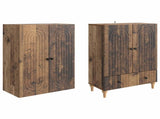 Cabinet Set 2 pcs 66 x 34.5 x 95 cm Engineered Wood 3416437