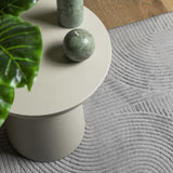 Rug IZA Short Pile Scandinavian Look Grey 140x200 cm 375453