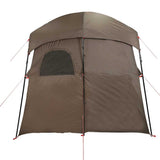Shower Tent 2-Person Brown Waterproof 4009537