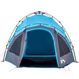 Camping Tent Dome 3-Person Blue Quick Release 4004223
