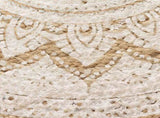 Area Rug Braided Jute Printed 120 cm Round 245340