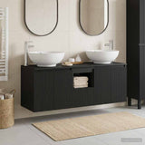 Bathroom Cabinet Set 3 pcs Black 49.5 x 44.5 x 65 cm 3405698