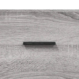Highboard Grey Sonoma 69,5x34x180 cm Engineered Wood 3190043