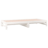 Pull-out Day Bed without Mattress White 2x cm 820428