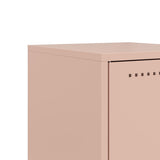 Bedside Cabinet Pink 36x38.5x43.5 cm Steel 846616