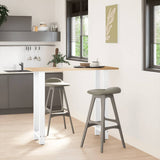Bar Table Legs White 2 pcs 50x cm Steel 4013353