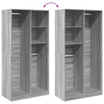Wardrobe Grey Sonoma 100x50x200 cm Engineered Wood 3307770