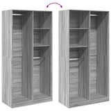 Wardrobe Grey Sonoma 100x50x200 cm Engineered Wood 3307770