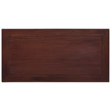 ZNTS Coffee Table Classical Brown 100x50x30 cm Solid Mahogany Wood 288828