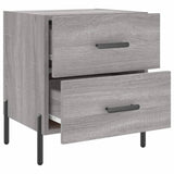 Bedside Cabinet Grey Sonoma 40x35x47.5 cm Engineered Wood 827336