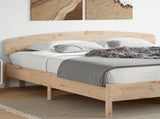 Headboard 200 cm Solid Wood Pine 842486