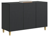 Sideboard Black 89 x 34.5 x 80 cm Engineered Wood 894646