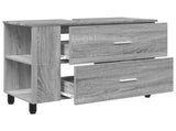 Bathroom Vanity Unit Grey Sonoma 80 x 35 x 60 cm 889391