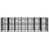 Outdoor Dog Kennel Steel 12.9 m 3097942