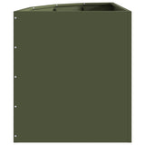 Corner Planter Olive green 45 x 45 x 50 cm Steel 883671