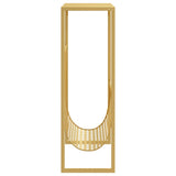 Magazine Rack Gold 35x15x45 cm Steel 331669