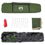 Camping Tent Dome 3-Person Green Quick Release 4004177