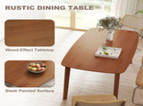 Pine Wood Rectangular Dining Table - Light Brown T3398P377922