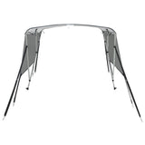 3-bow Bimini Top with Mesh Sidewalls 183xx137 cm 94839