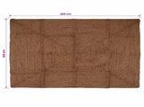 Area Rug Grey 140 x 200 cm Jute 42010416