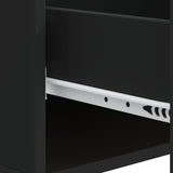 Coffee Table with Drawer Black 49 x 50 x 40 cm Engineered Wood 894966