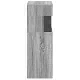 Electric Fireplace Grey Sonoma 35 x 30 x 86 cm Engineered wood 8021132