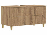 3 Piece Bathroom Cabinet Set DELFT Artisan Oak Engineered Wood 3417791