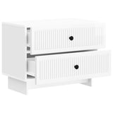 Bedside Cabinet High Gloss White 62 x 34.5 x 47.5 cm 893859
