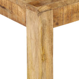 ZNTS Coffee Table 80x80x40 cm Solid Mango Wood 246701