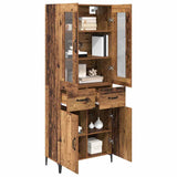 Highboard Old Wood 69.5 x 34 x 180 cm Engineered Wood 3415735