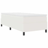 Platform Bed Frame Cream 100 x 200 cm Fabric 3337394
