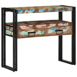 Console Table Multicolour 90 x 33 x 75 cm Solid Reclaim Wood 4102744