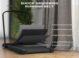 2.5HP Walking Pad, 1-6km/h Folding Treadmill with Remote Control and LED Display for Home Gym T3398P347563
