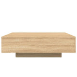 Coffee Table Sonoma Oak 100x100x31 cm Engineered Wood 836597