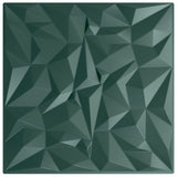 ZNTS Wall Panels 48 pcs Green 50x50 cm XPS 12 m² Amethyst 4100059