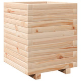 ZNTS Garden Planter 40x40x49.5 cm Solid Wood Pine 3282509