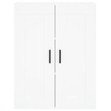 Wall Mounted Cabinets 2 pcs White Engineered Wood 3198017