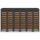 Wheelie Bin Storage for 3 Bins Anthracite 204 x 77.5 x 121.5 cm 3394774