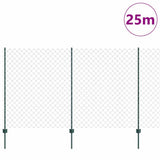 Fence and Post Green 1.4 x 25 m Steel 3336254