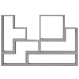 Wall Shelf Grey Sonoma 96x12x64 cm Engineered Wood 840805
